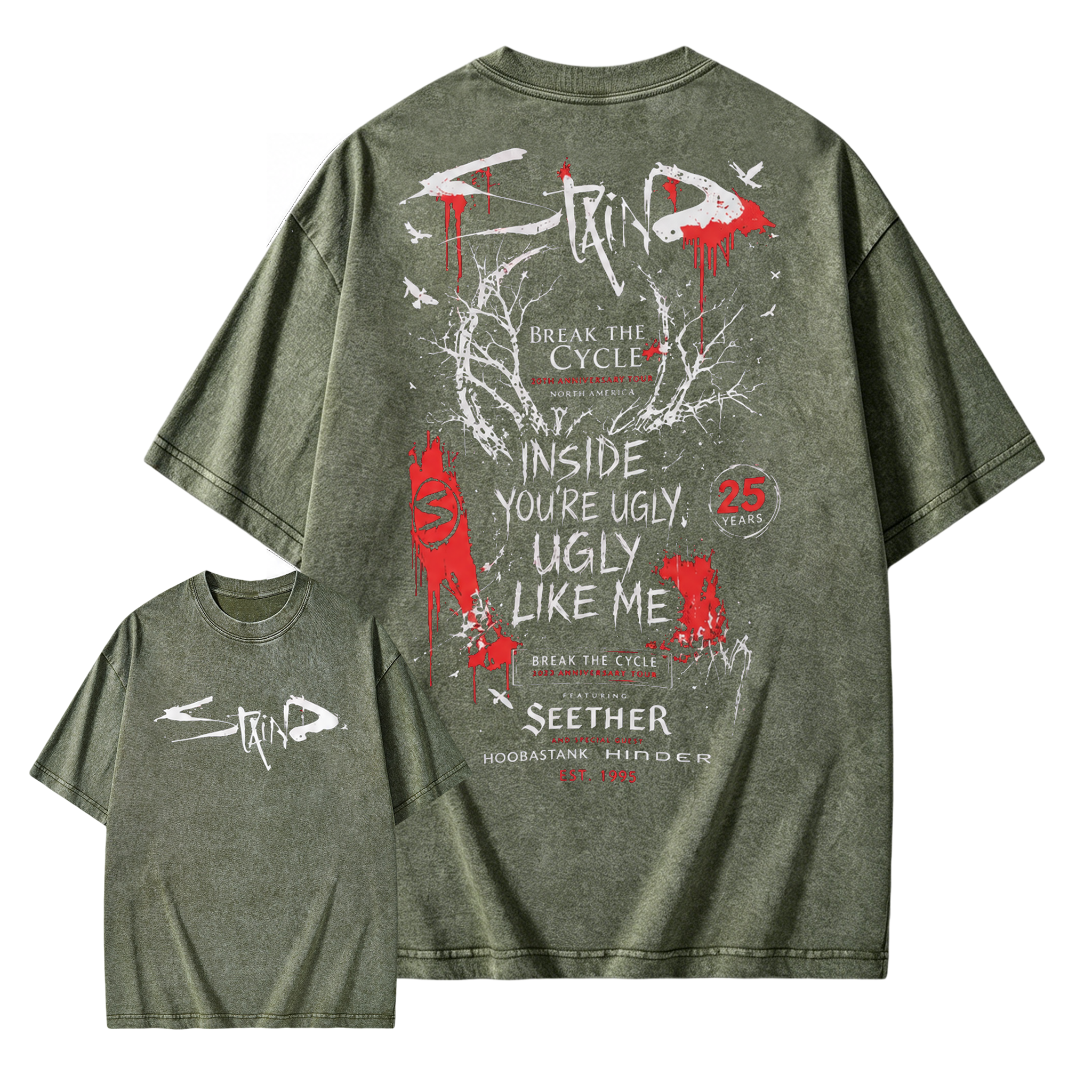 Washed Shirt Vintage Stealth Bomber Graphic Washed Shirt Military Enthusiast Streetwear Clothing Gift for Men Breathable Printing