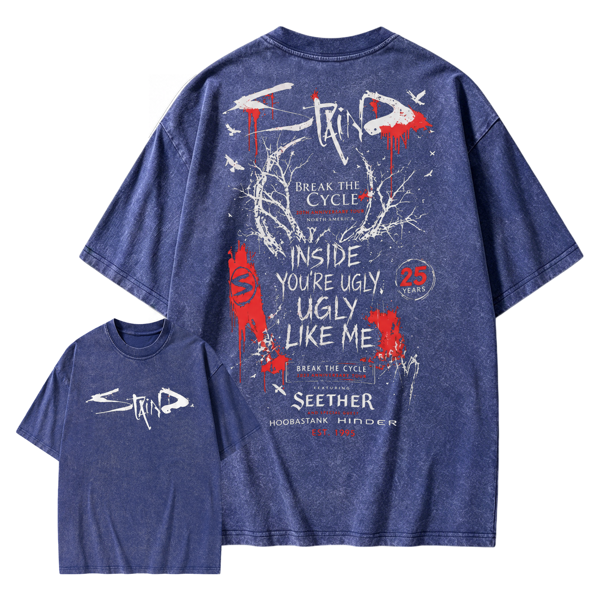 Washed Shirt Vintage Stealth Bomber Graphic Washed Shirt Military Enthusiast Streetwear Clothing Gift for Men Breathable Printing