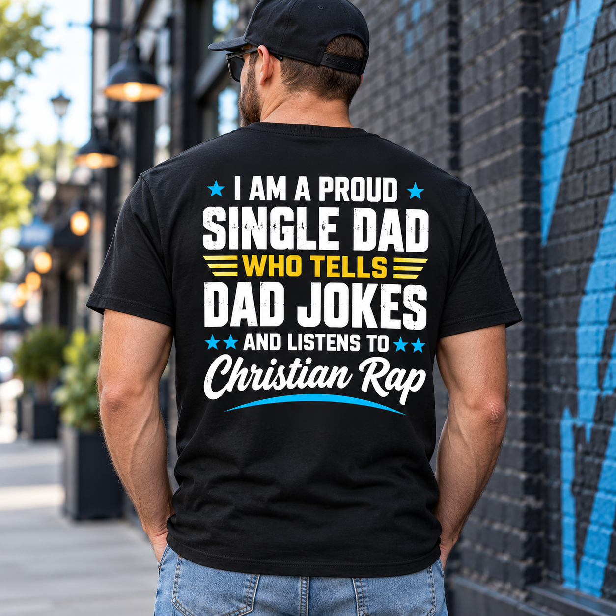 Proud Single Dad Commits Tax Fraud Christian Rap Shirt, Funny Sarcastic Dad Humor T-Shirt