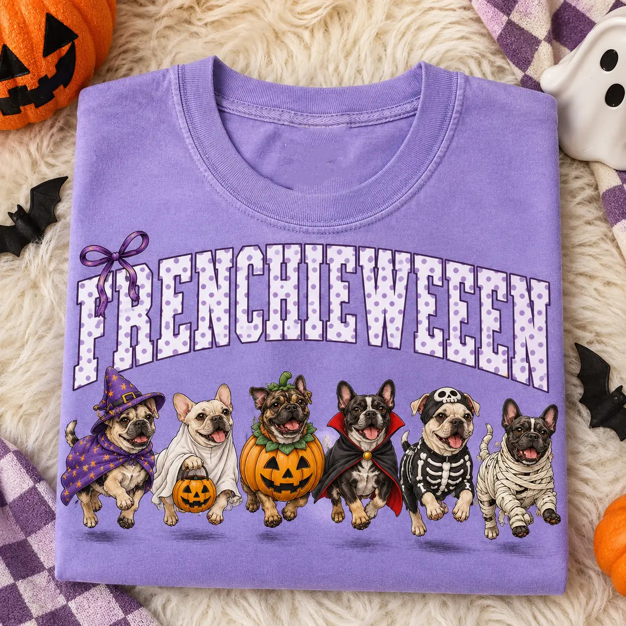 Pumpkin Trick or Treat Ghost Tee, Spooky Dog Shirt, Dog Mom and Dog Lover Gift-Goldenpoodle-Goldenpoodle