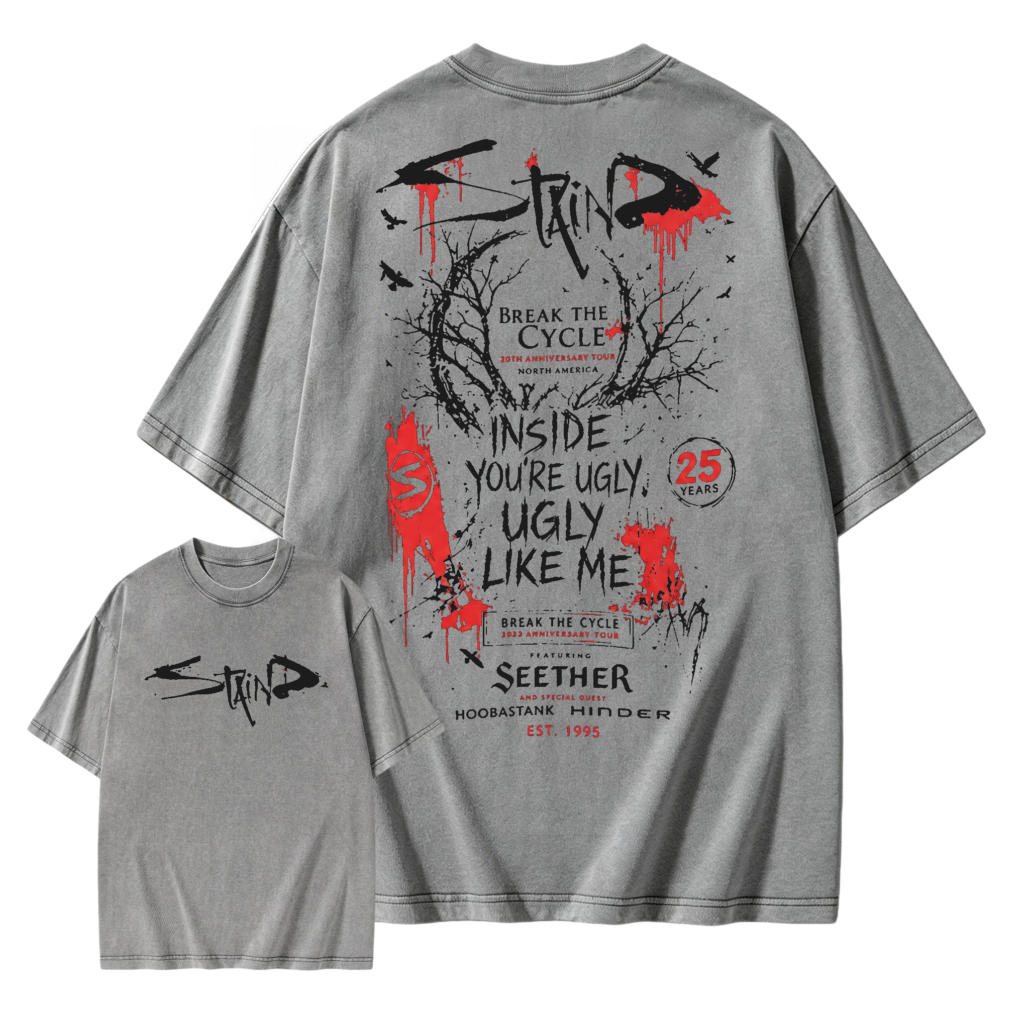 Washed Shirt Vintage Stealth Bomber Graphic Washed Shirt Military Enthusiast Streetwear Clothing Gift for Men Breathable Printing
