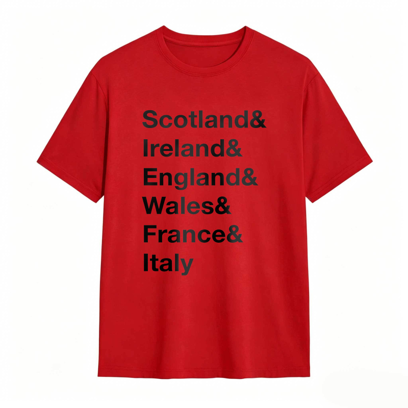 Scotland Ireland England Wales France Italy Unisex Classic T-shirt