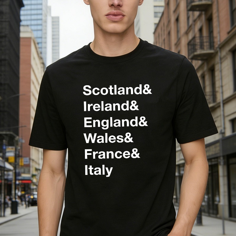 Scotland Ireland England Wales France Italy Unisex Classic T-shirt