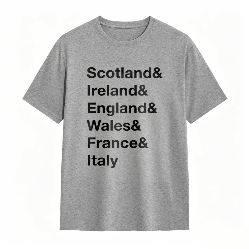 Scotland Ireland England Wales France Italy Unisex Classic T-shirt