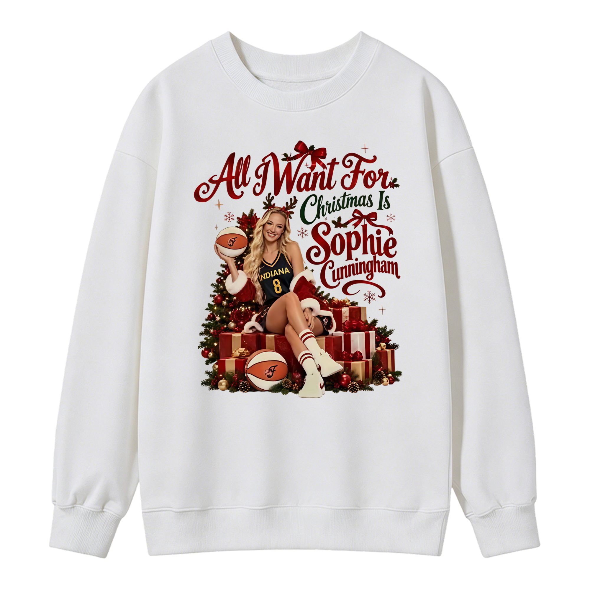 "All I Want For Christmas Is Sophie Cunningham" Graphic Sweatshirt