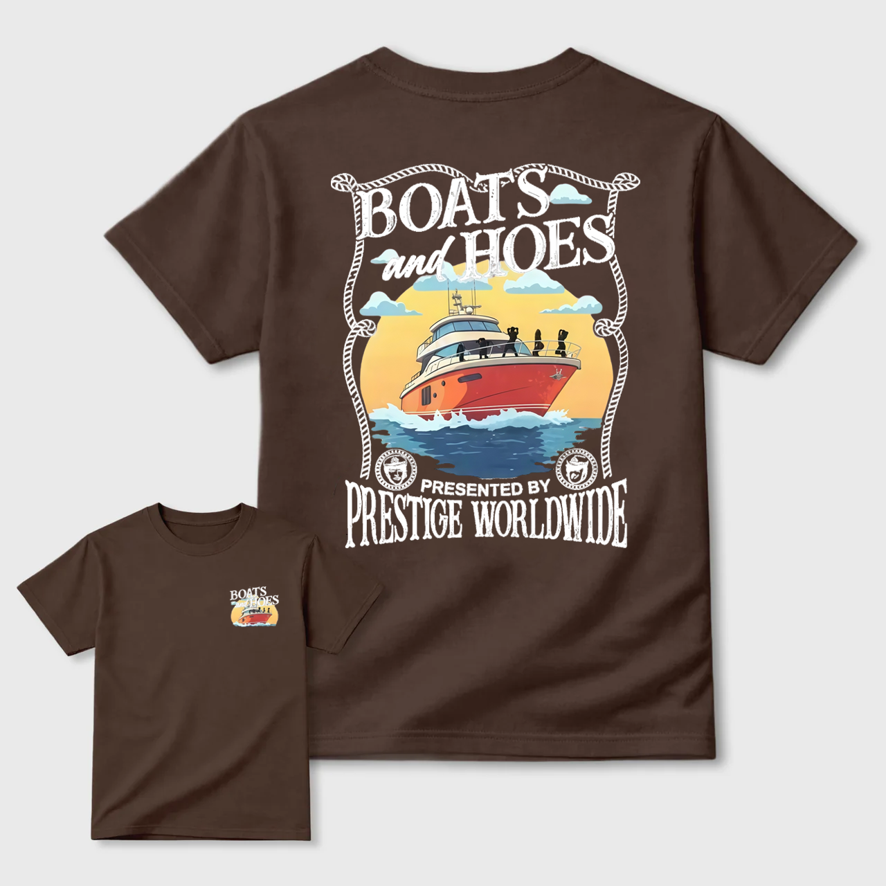 Step Brothers Boats and Hoes Movie Shirt Vintage Retro Summer Classic Gift for Him Humorous Film