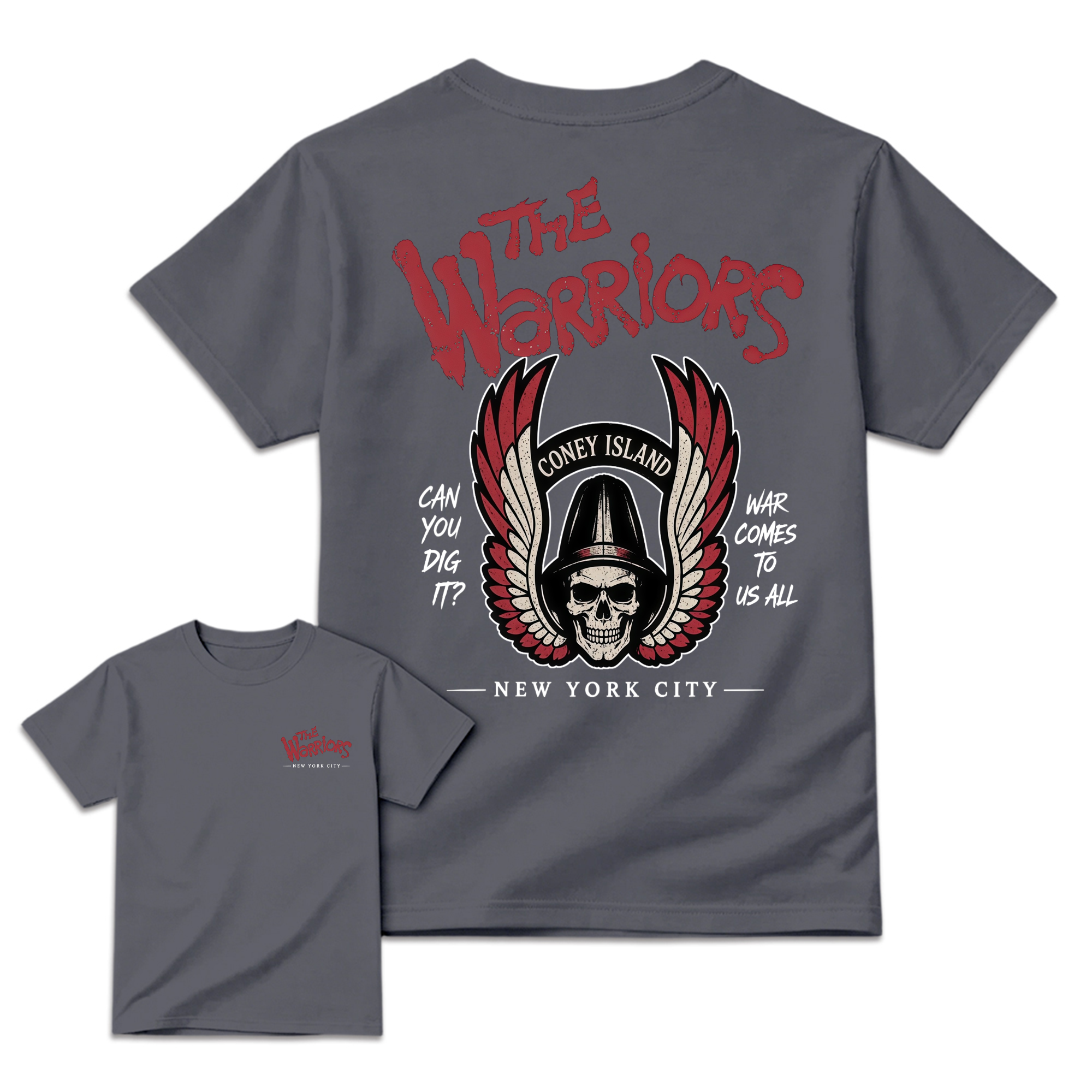 The Warriors Coney Island Skull Wings T-Shirt