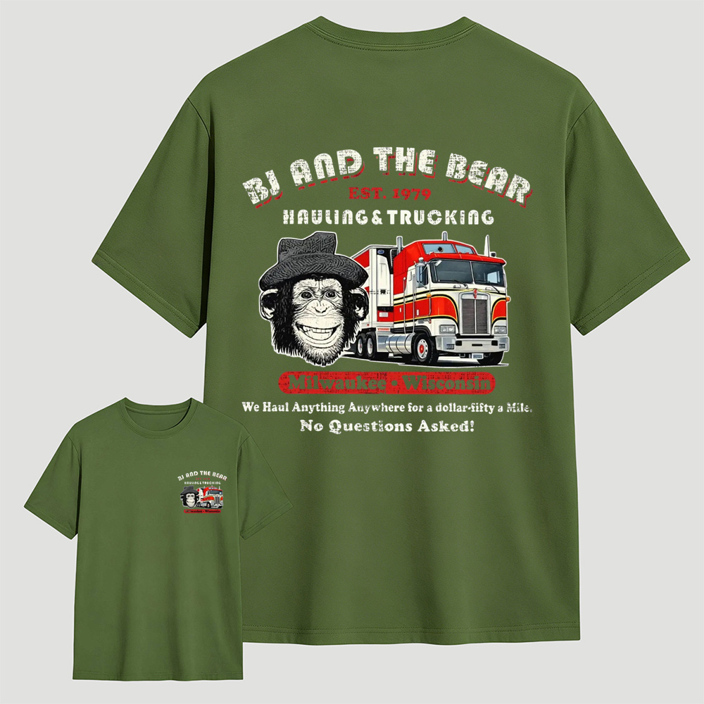 BJ and the Bear Hauling & Trucking Graphic T-Shirt