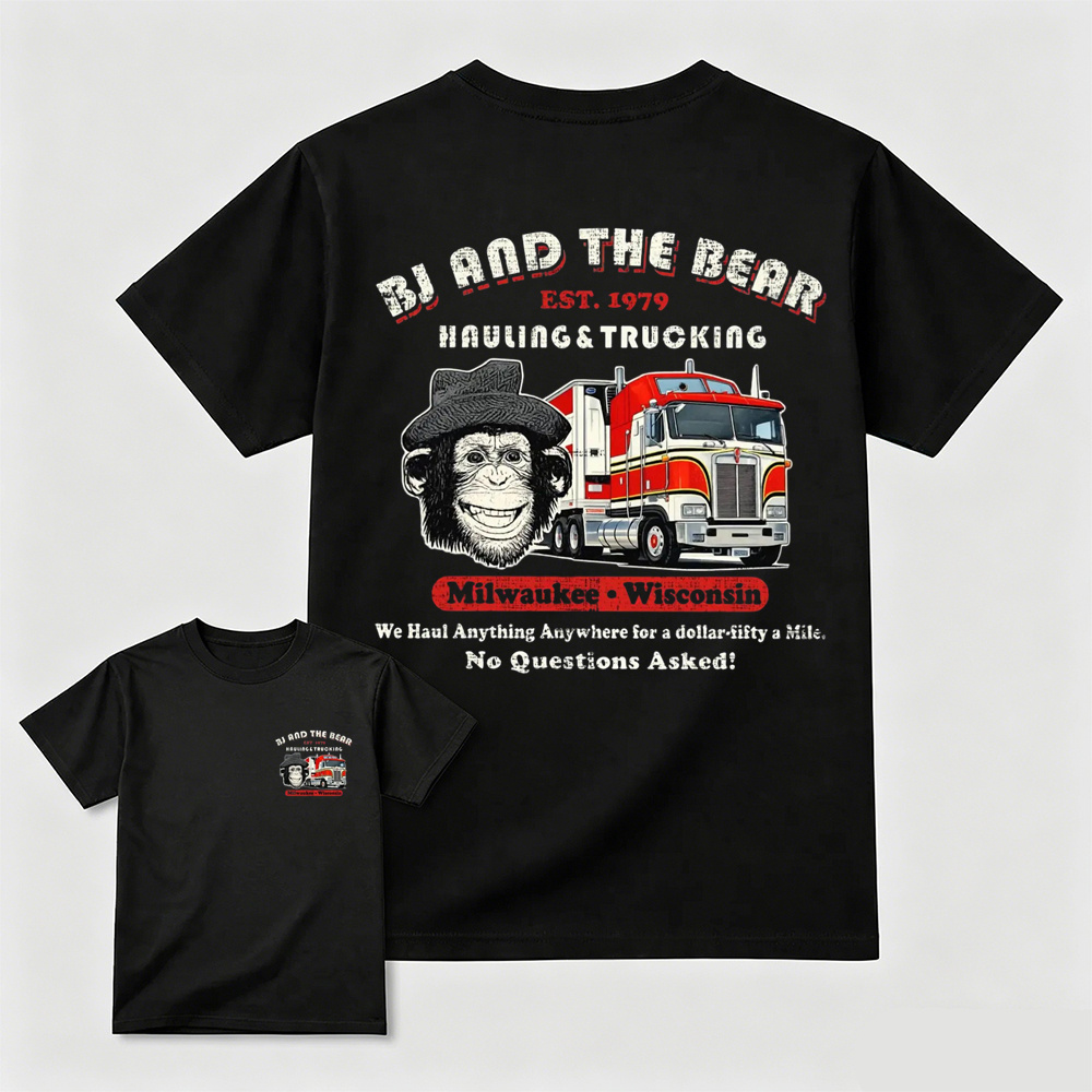 BJ and the Bear Hauling & Trucking Graphic T-Shirt
