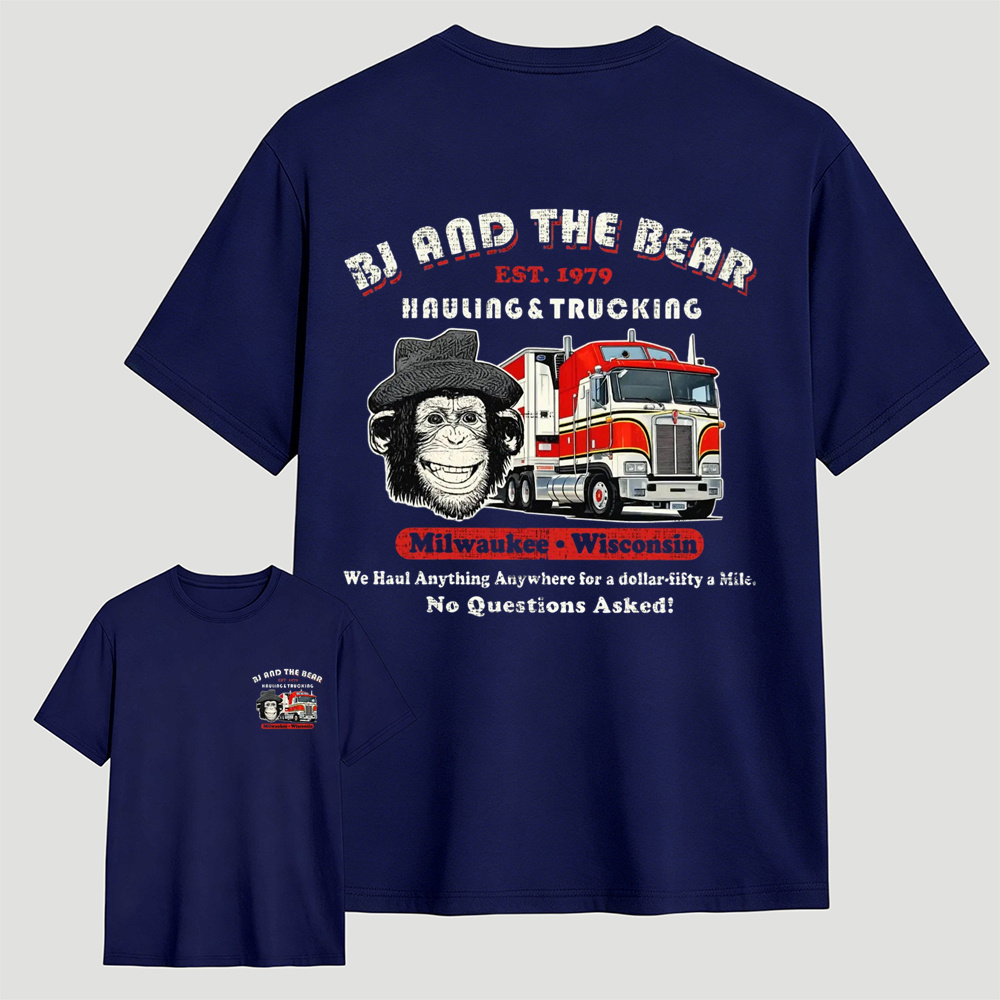 BJ and the Bear Hauling & Trucking Graphic T-Shirt