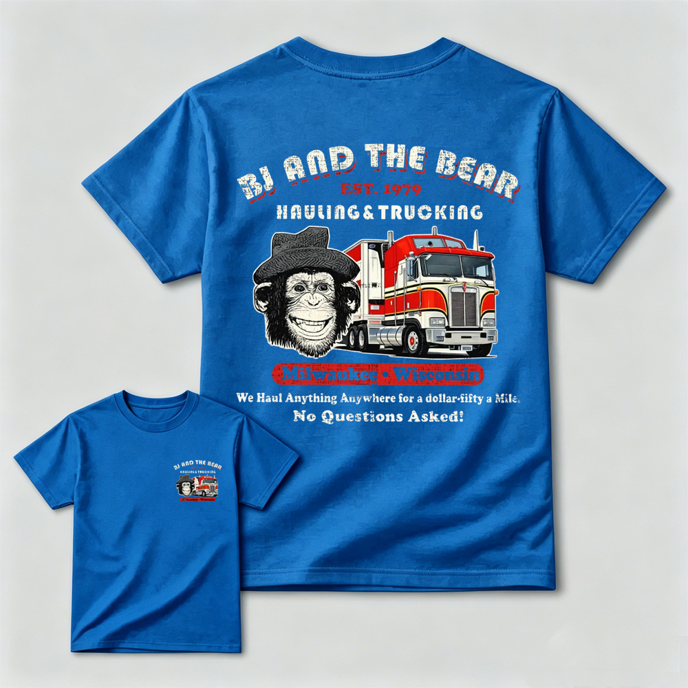 BJ and the Bear Hauling & Trucking Graphic T-Shirt