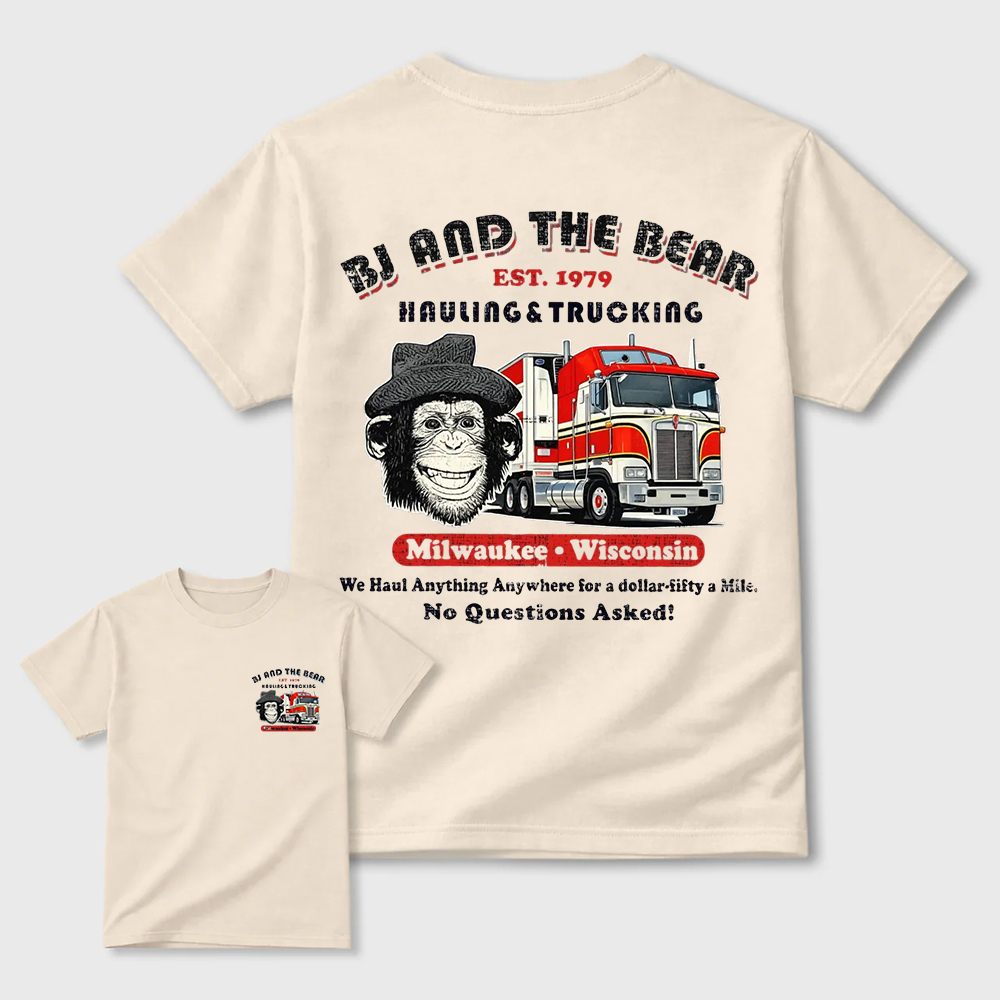 BJ and the Bear Hauling & Trucking Graphic T-Shirt