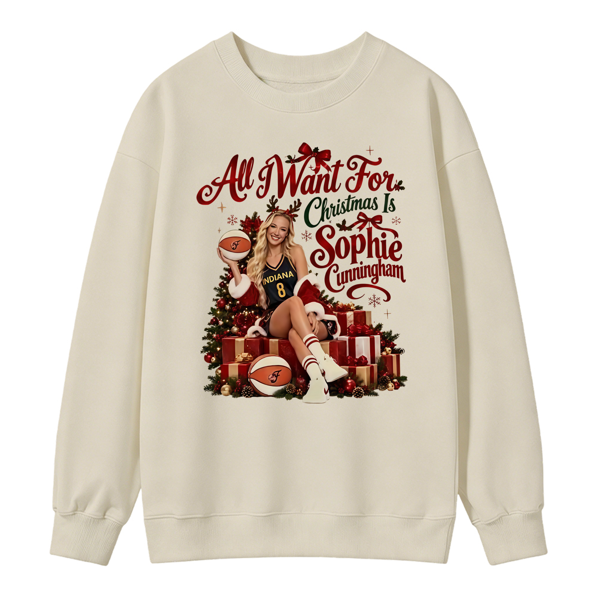 "All I Want For Christmas Is Sophie Cunningham" Graphic Sweatshirt