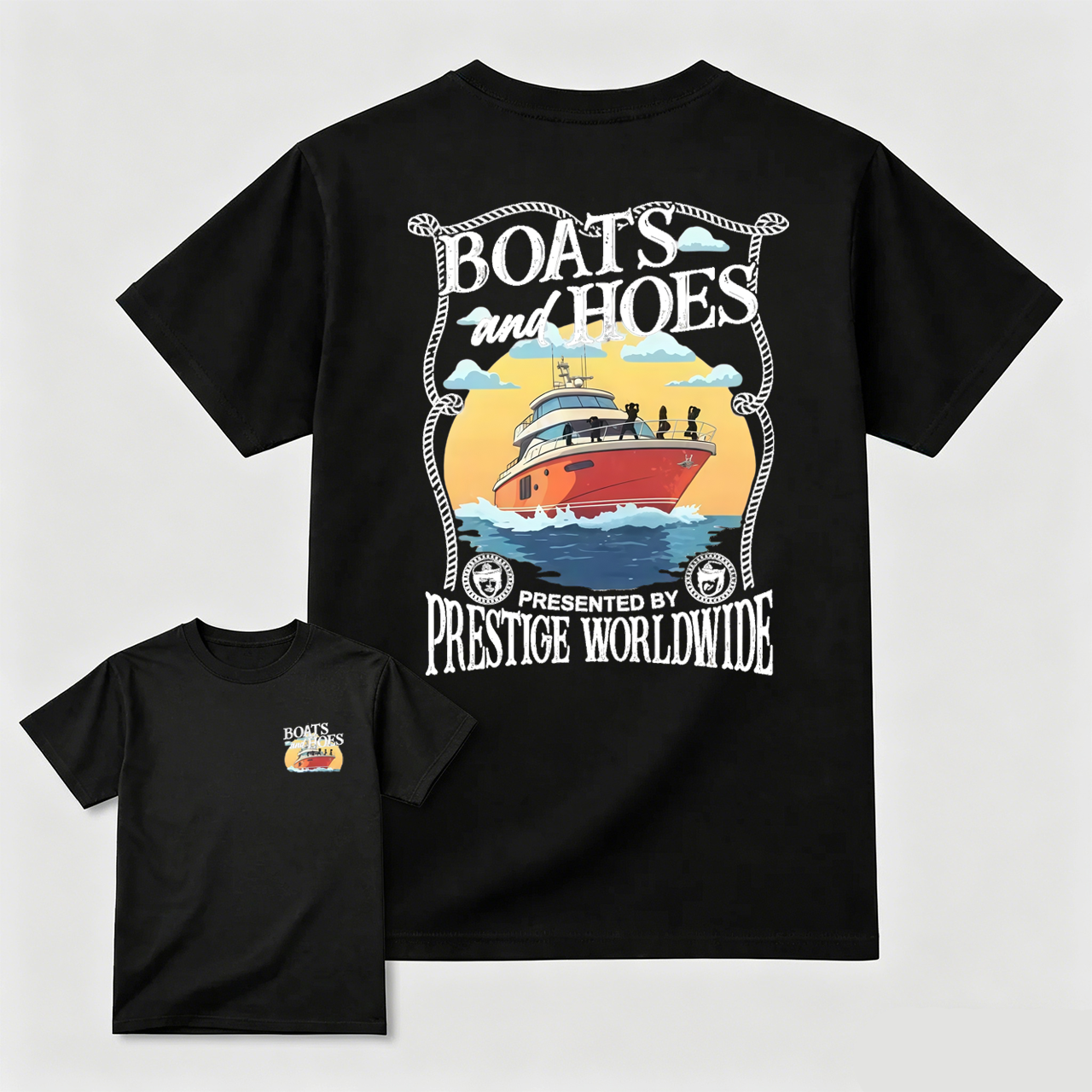 Step Brothers Boats and Hoes Movie Shirt Vintage Retro Summer Classic Gift for Him Humorous Film