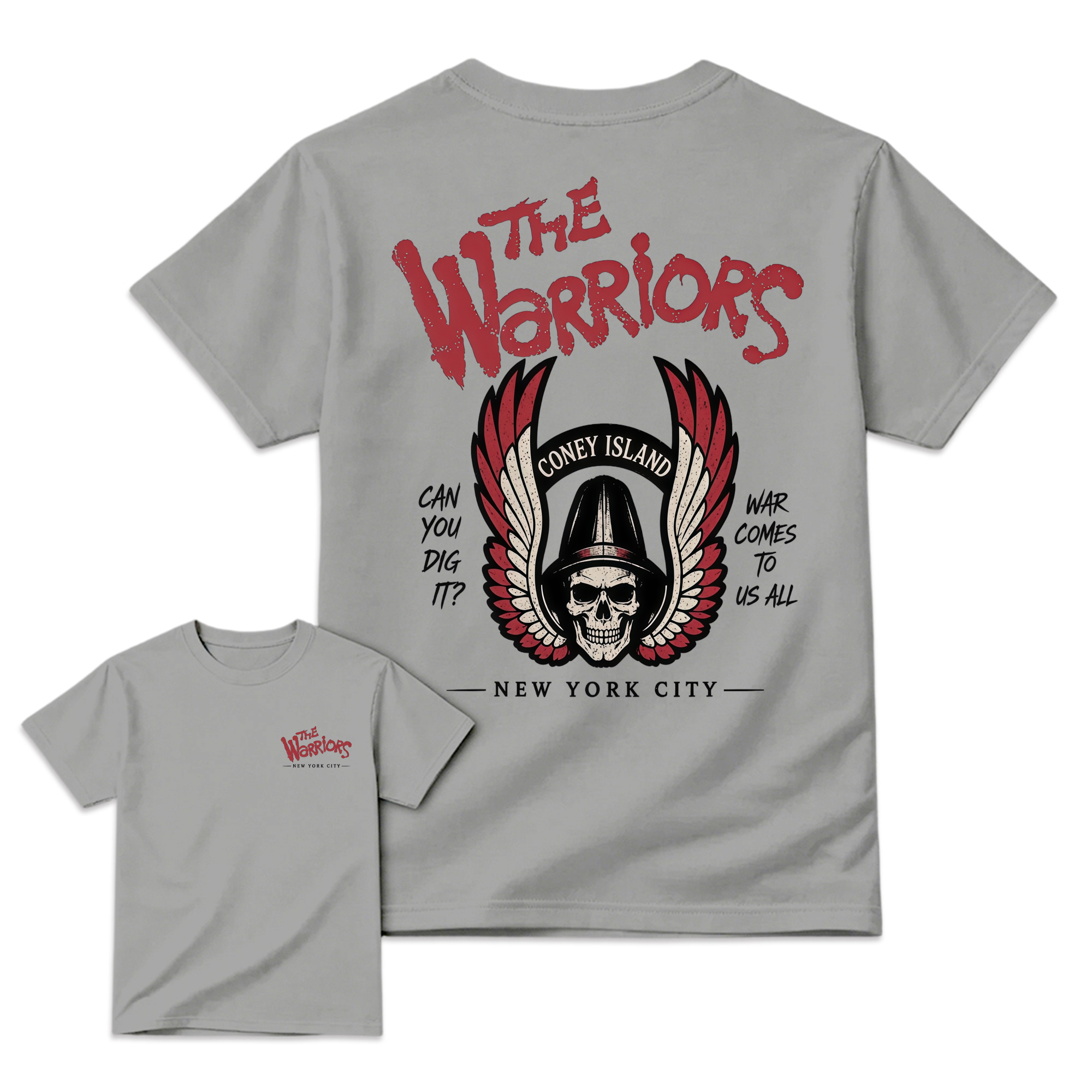 The Warriors Coney Island Skull Wings T-Shirt