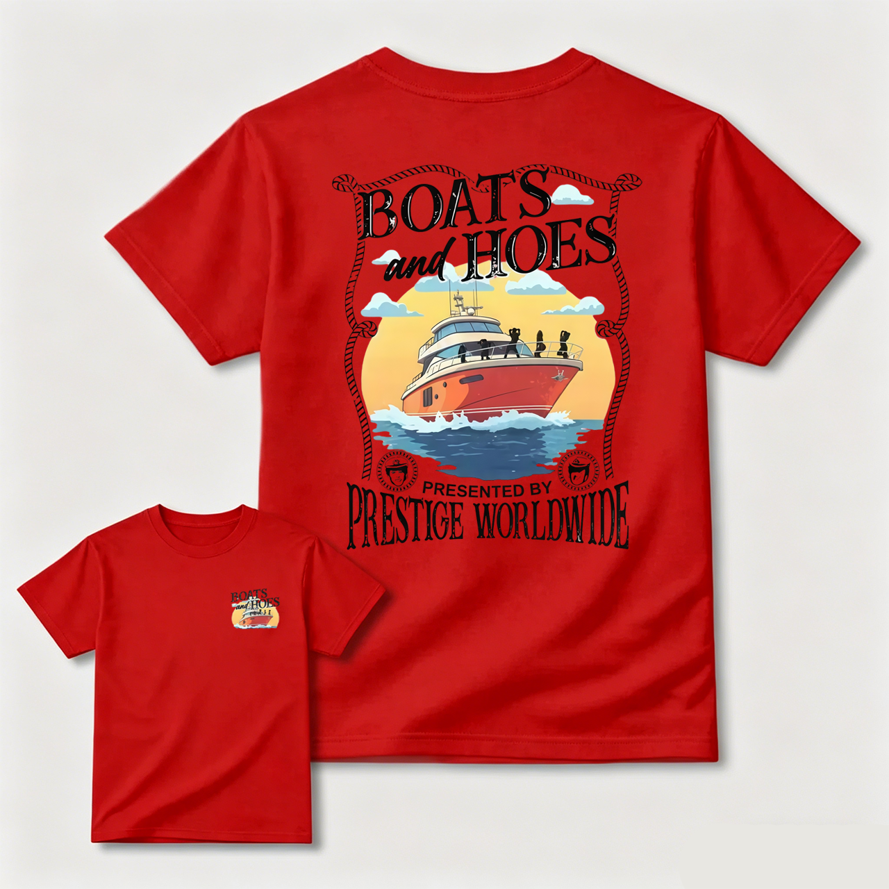 Step Brothers Boats and Hoes Movie Shirt Vintage Retro Summer Classic Gift for Him Humorous Film