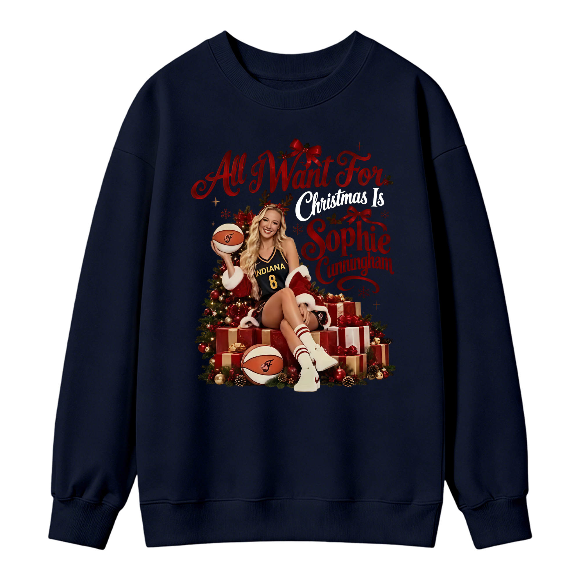 "All I Want For Christmas Is Sophie Cunningham" Graphic Sweatshirt