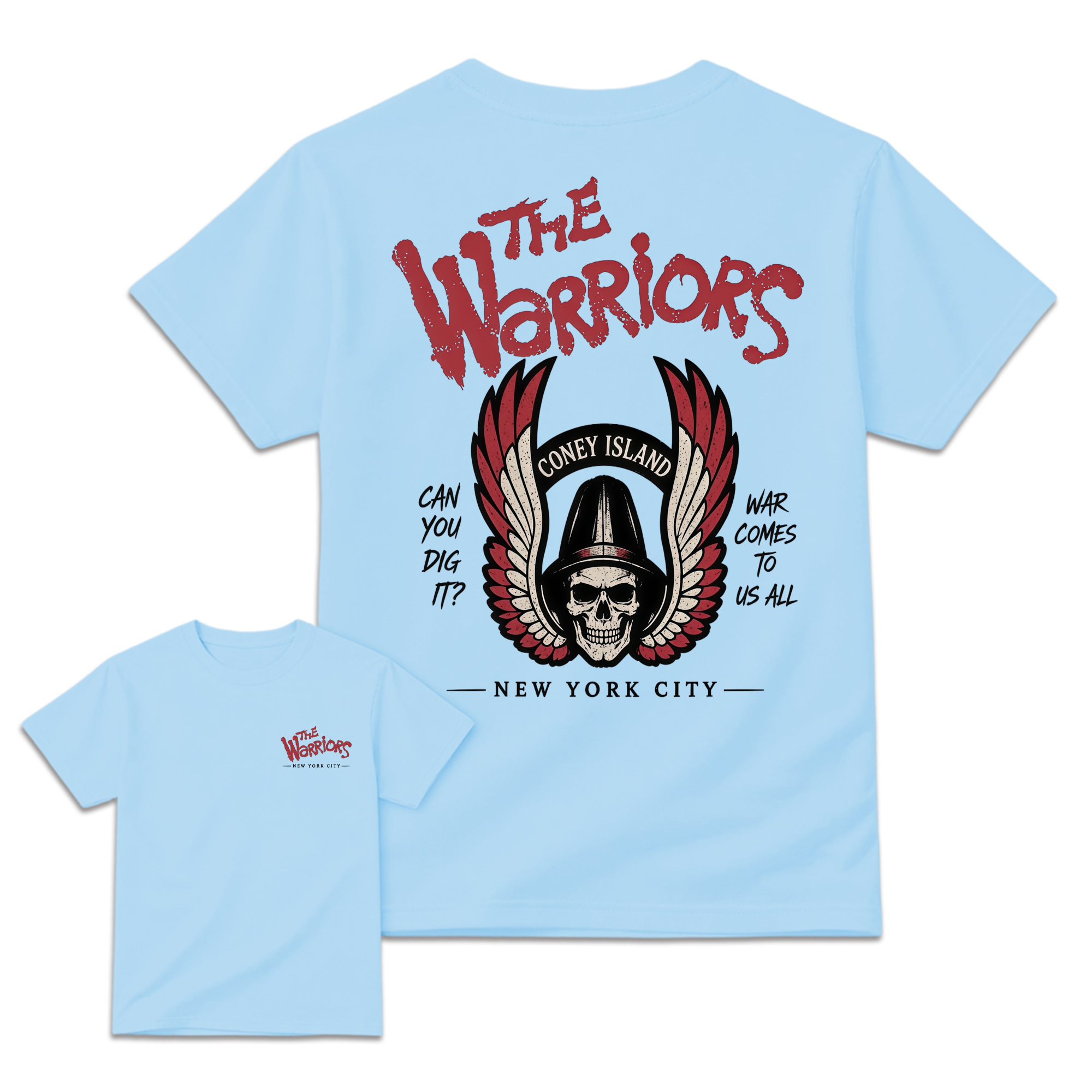 The Warriors Coney Island Skull Wings T-Shirt