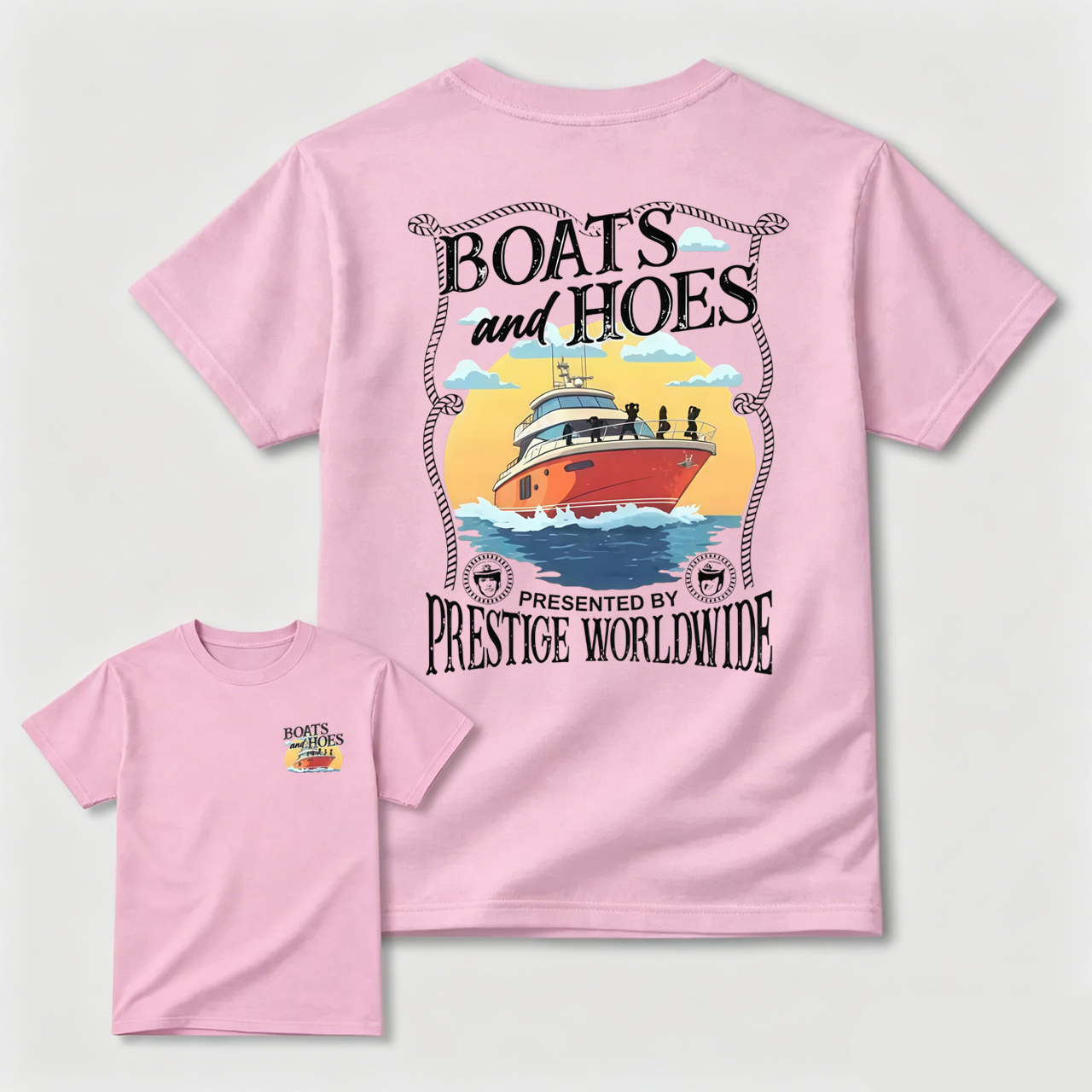Step Brothers Boats and Hoes Movie Shirt Vintage Retro Summer Classic Gift for Him Humorous Film