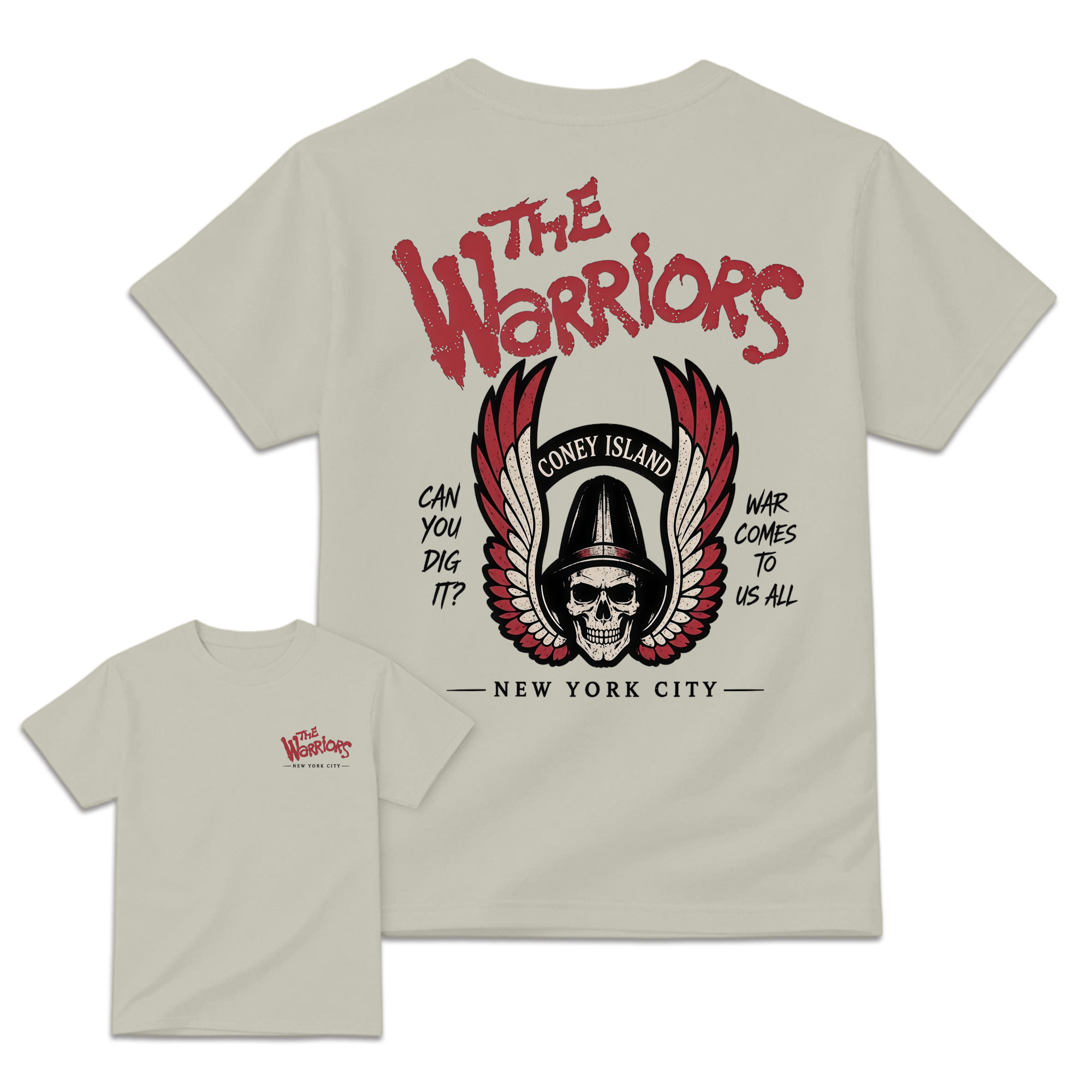 The Warriors Coney Island Skull Wings T-Shirt