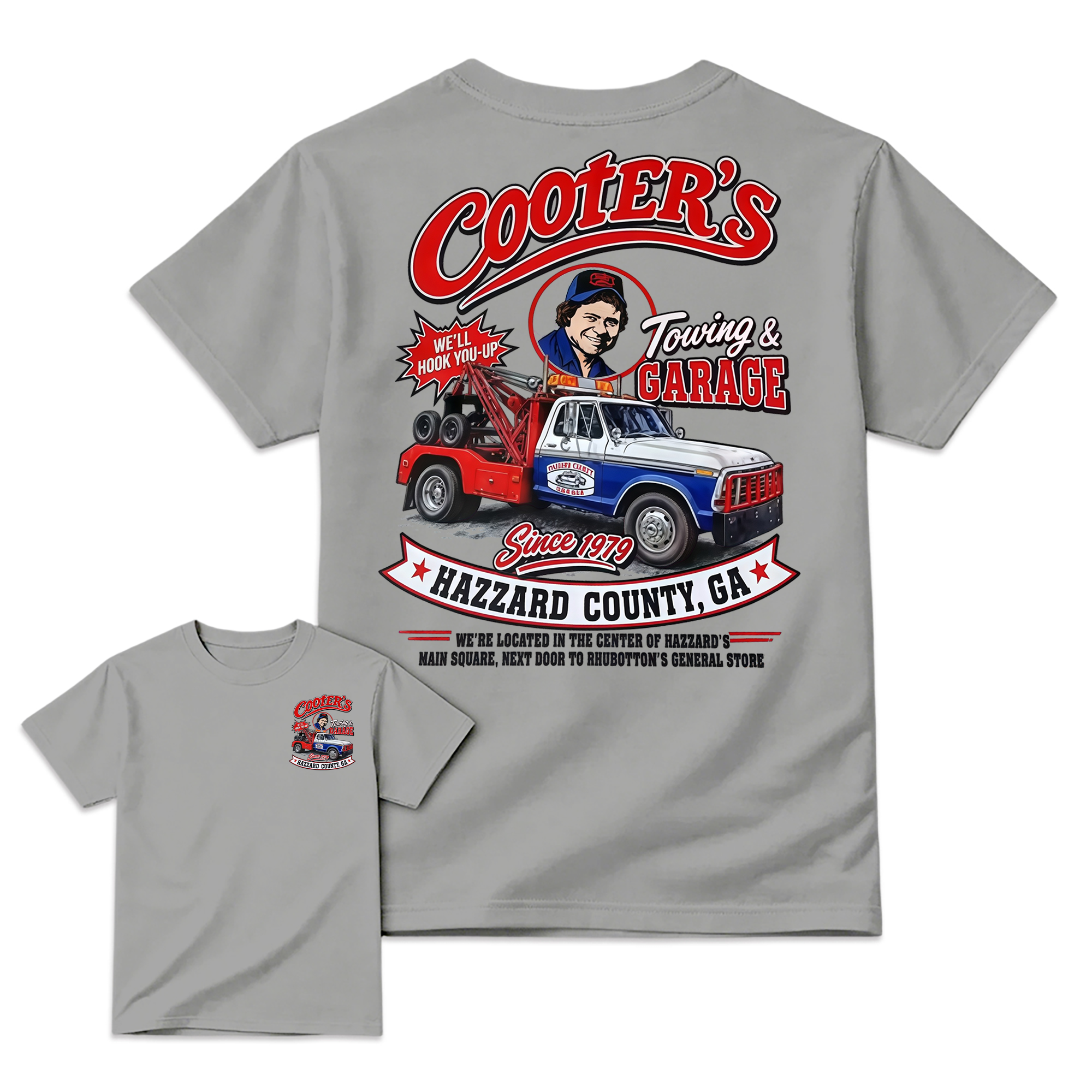 Cooter's Towing Dukes of Hazzard Movie T-shirt