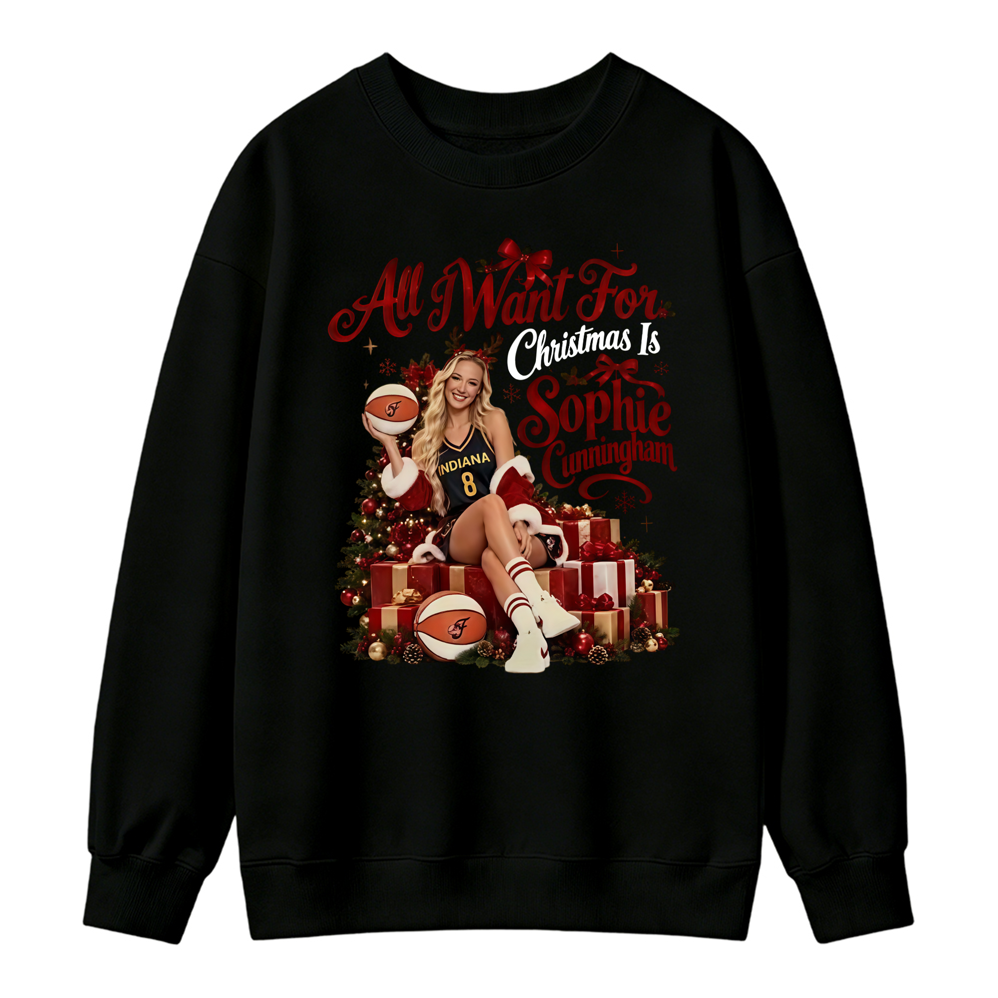 "All I Want For Christmas Is Sophie Cunningham" Graphic Sweatshirt