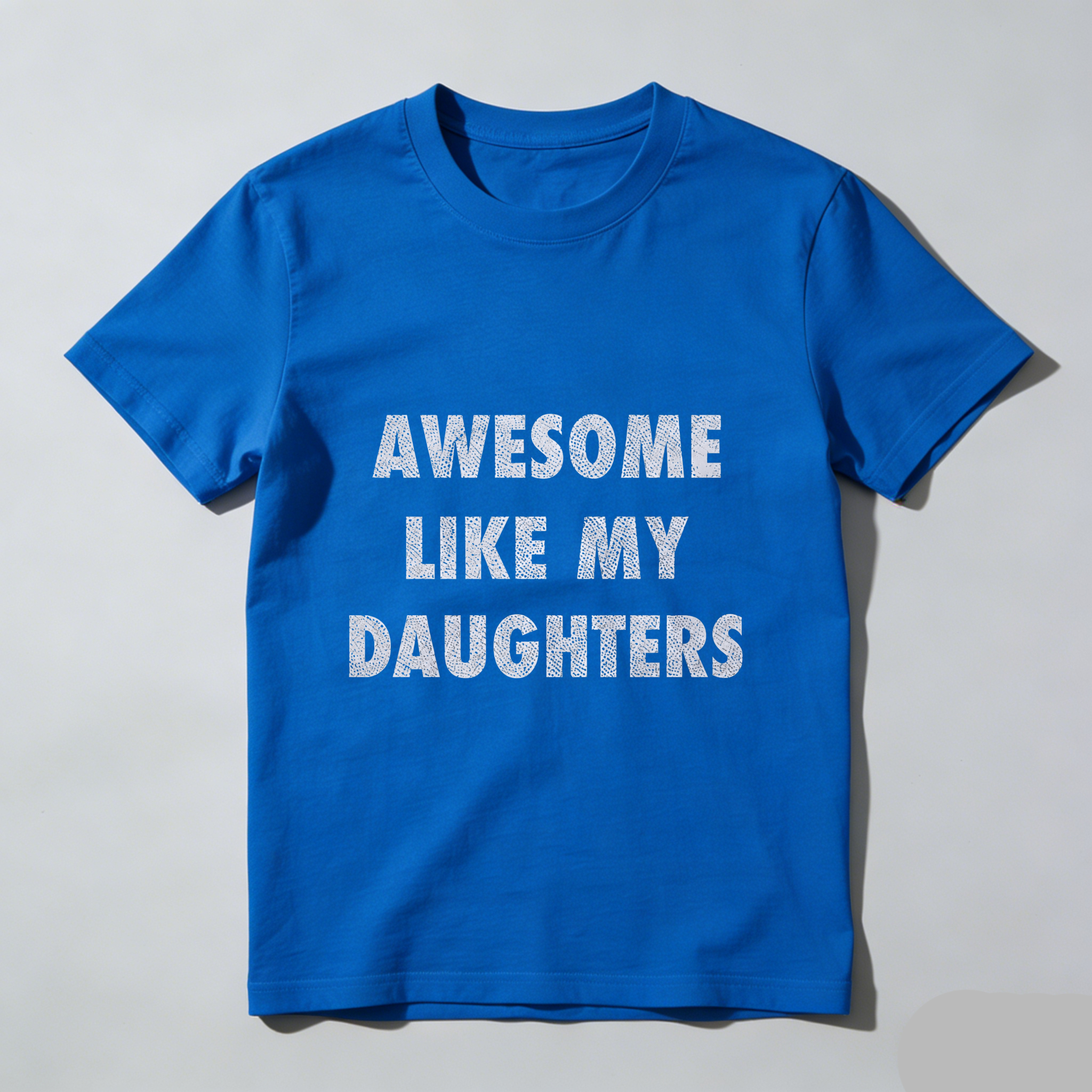 Mens Funny T Shirts Awesome Like My Daugters Sarcastic Fathers Day Graphic Novelty Tee for Men Mens Funny T Shirts Cool Vintage Fashion T-Shirt Gift Classic Menswear