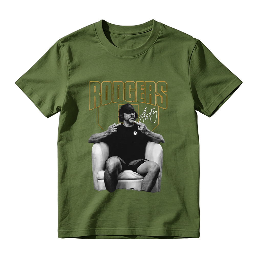 Aaron Rodgers Double Finger Chair Meme T-Shirt