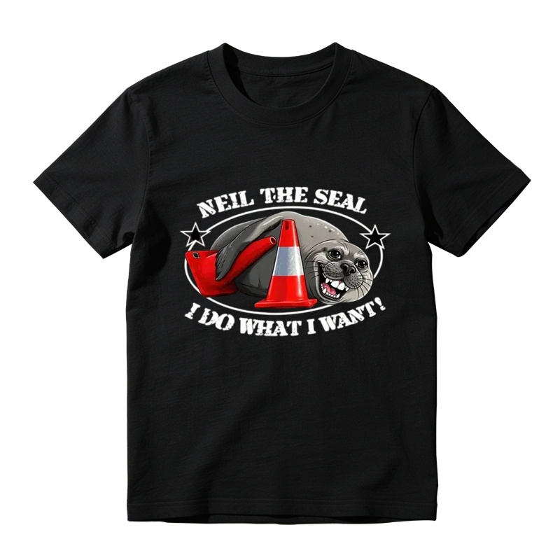 Neil The Seal "I Do What I Want" Graphic T-Shirt