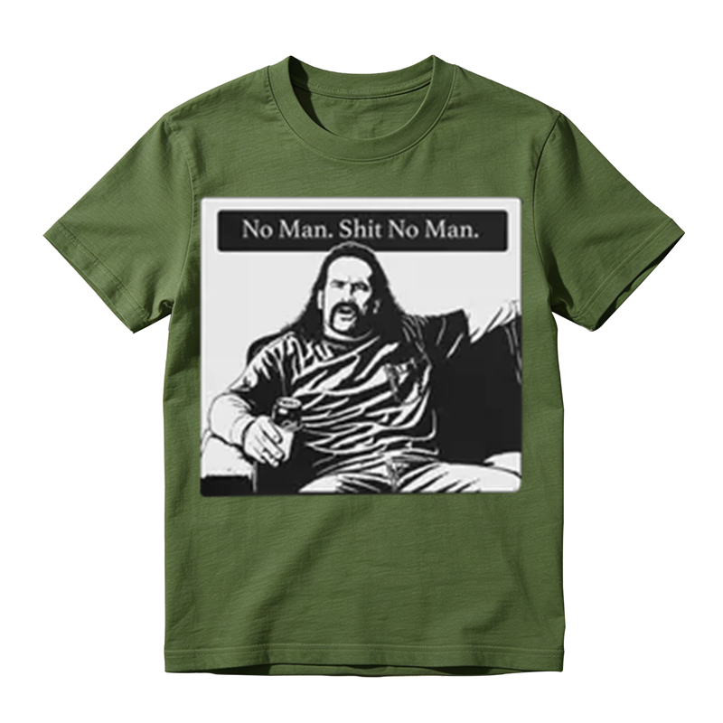 "No Man. Shit No Man." Lawrence Office Space Classic Graphic T-Shirt