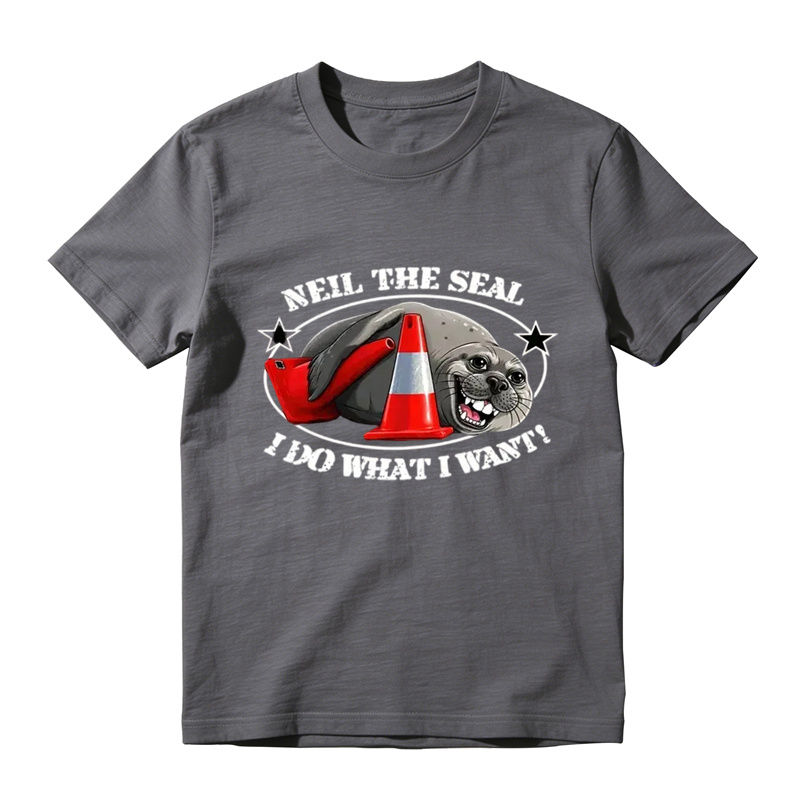Neil The Seal "I Do What I Want" Graphic T-Shirt
