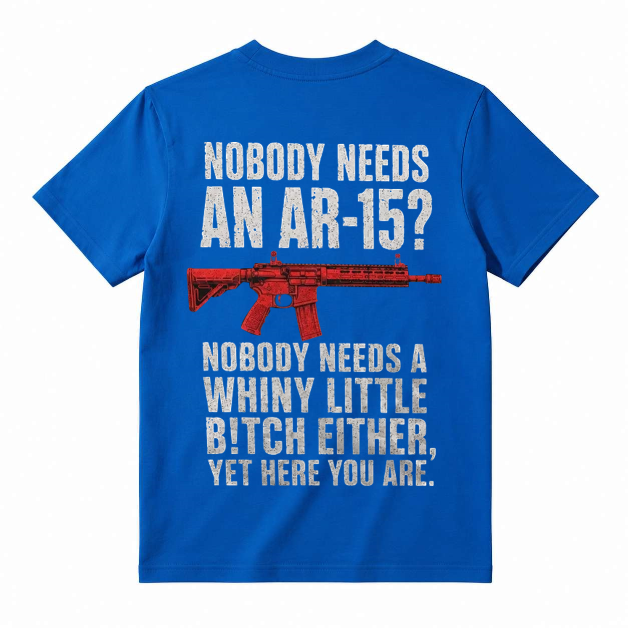 Nobody Needs An AR-15 Pro-Second Amendment Men's T-Shirt