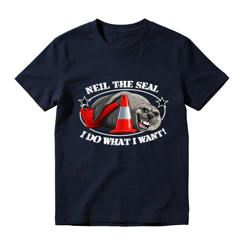 Neil The Seal "I Do What I Want" Graphic T-Shirt