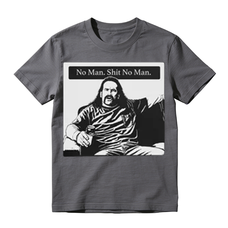 "No Man. Shit No Man." Lawrence Office Space Classic Graphic T-Shirt