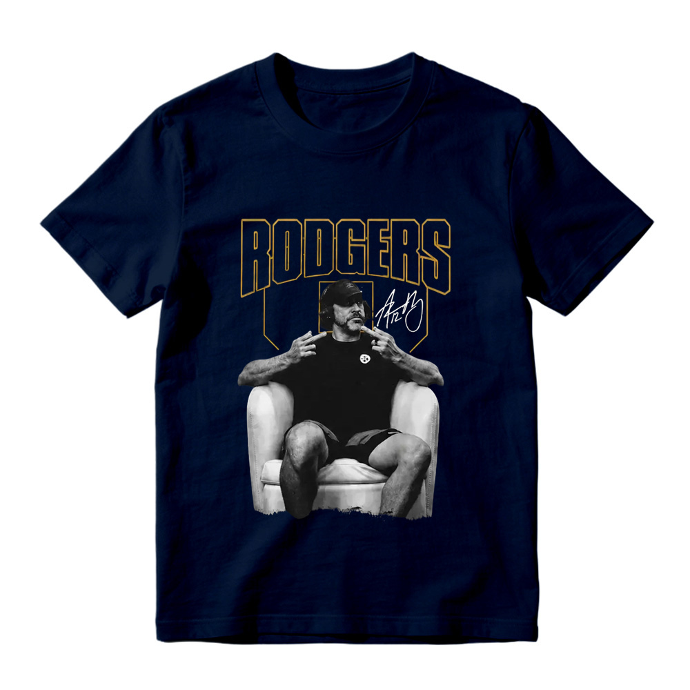 Aaron Rodgers Double Finger Chair Meme T-Shirt