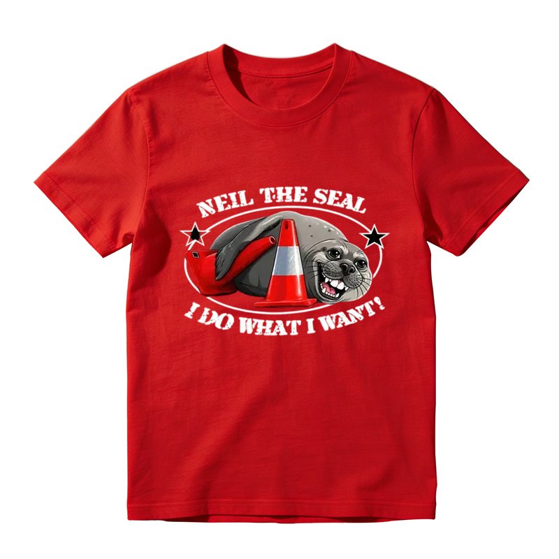 Neil The Seal "I Do What I Want" Graphic T-Shirt