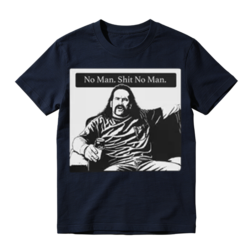 "No Man. Shit No Man." Lawrence Office Space Classic Graphic T-Shirt
