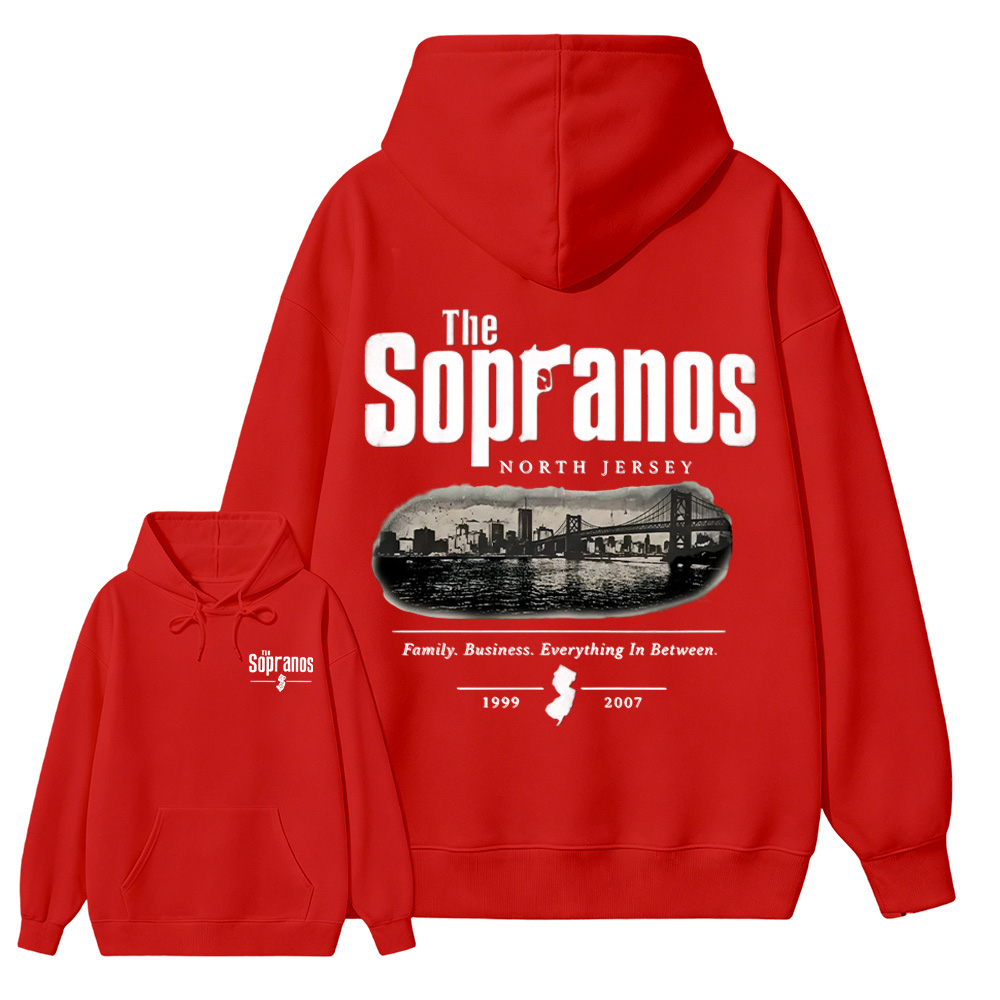 The Sopranos New Jersey Skyline Aesthetic Hoodie 