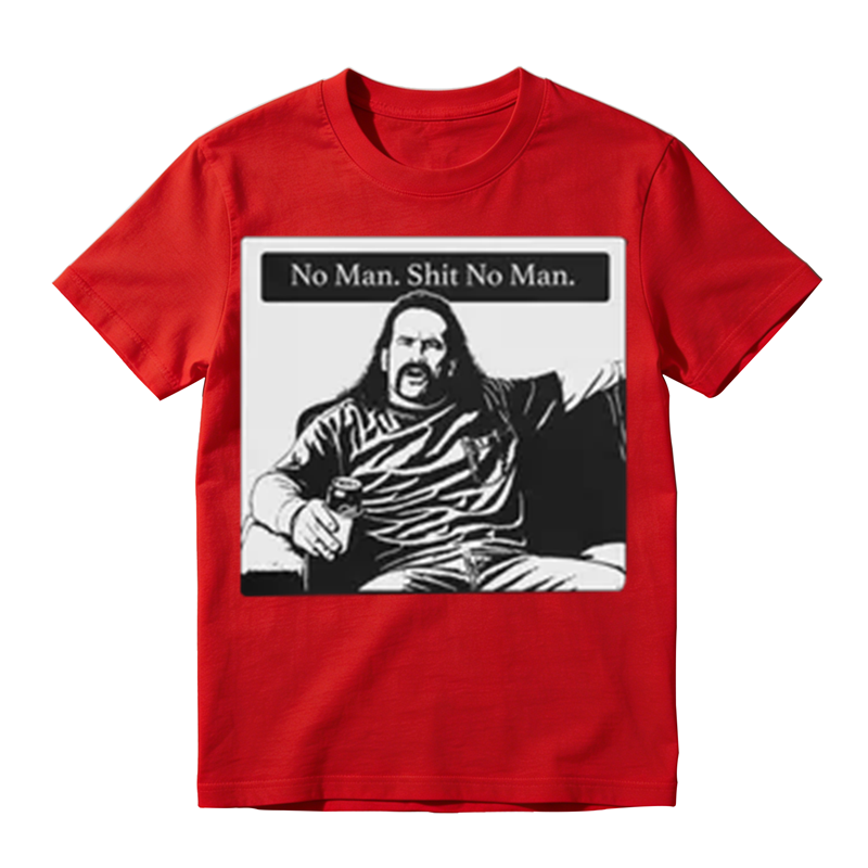 "No Man. Shit No Man." Lawrence Office Space Classic Graphic T-Shirt