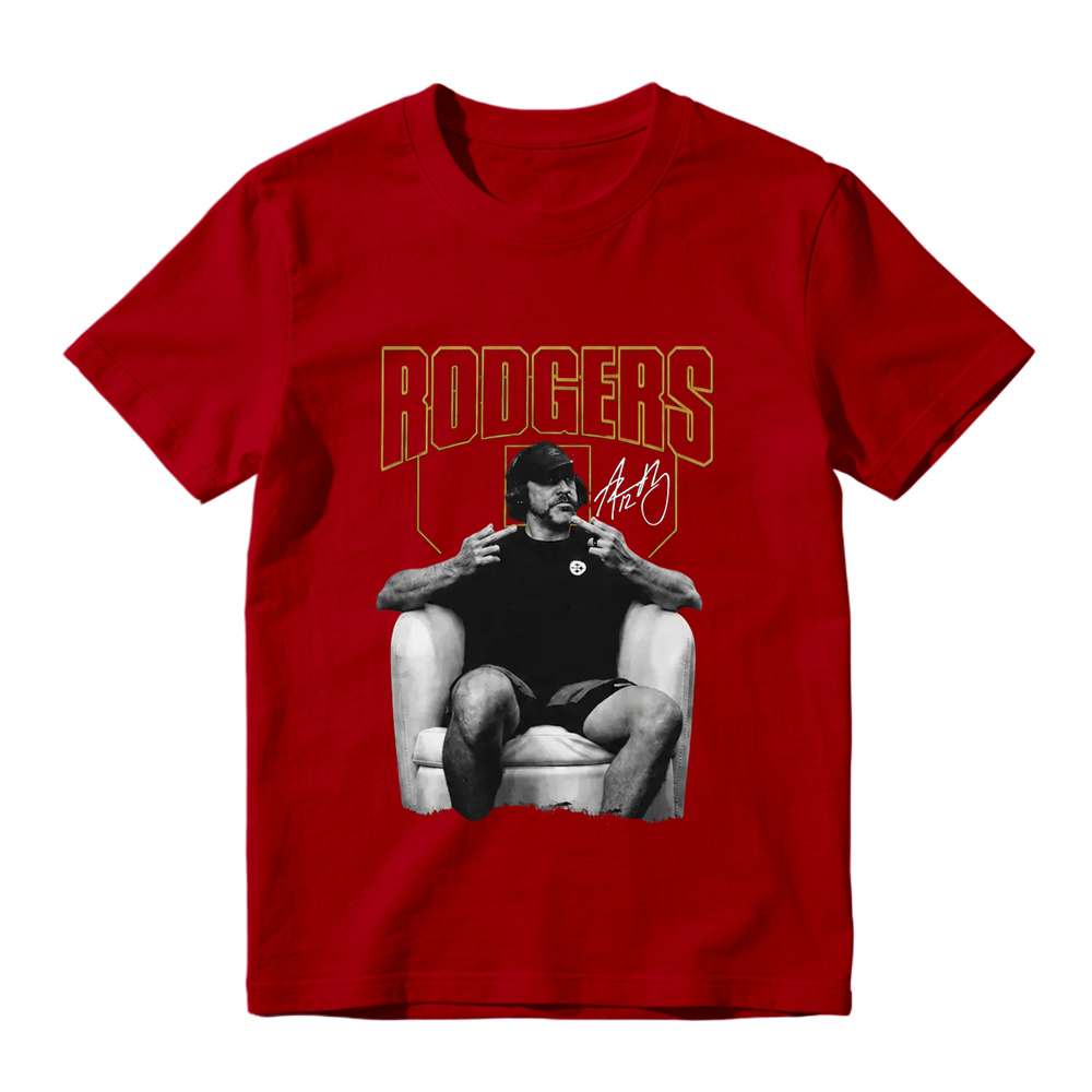 Aaron Rodgers Double Finger Chair Meme T-Shirt