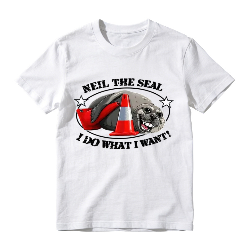 Neil The Seal "I Do What I Want" Graphic T-Shirt