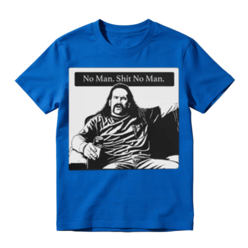 "No Man. Shit No Man." Lawrence Office Space Classic Graphic T-Shirt