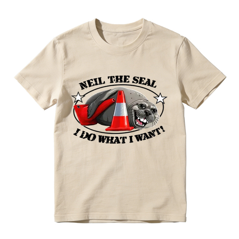 Neil The Seal "I Do What I Want" Graphic T-Shirt