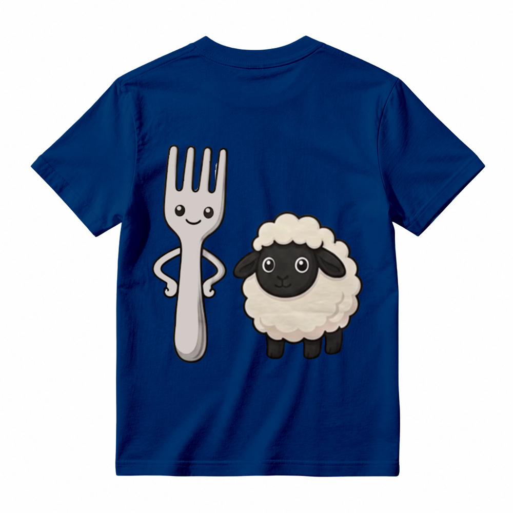 "Fork Ewe" Funny Pun Graphic T-Shirt | Sarcastic Cute Cartoon Meme T-Shirt