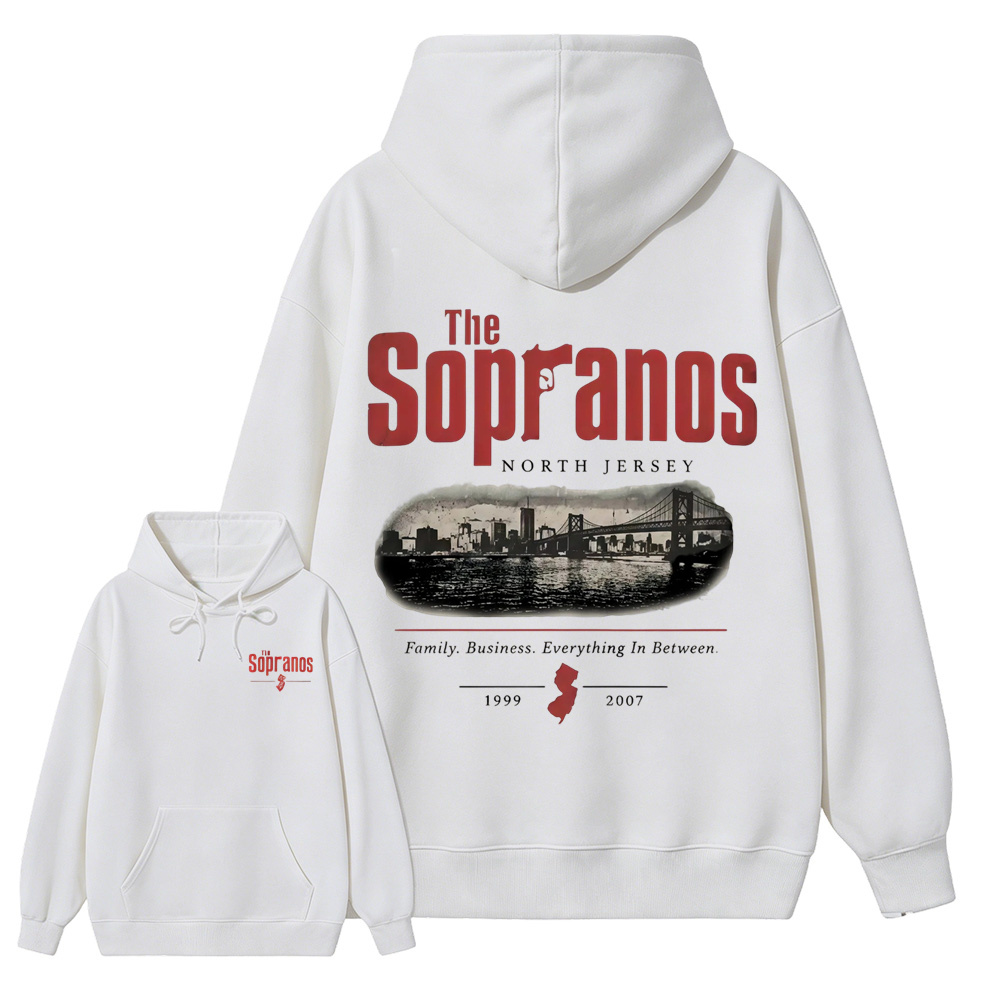 The Sopranos New Jersey Skyline Aesthetic Hoodie 