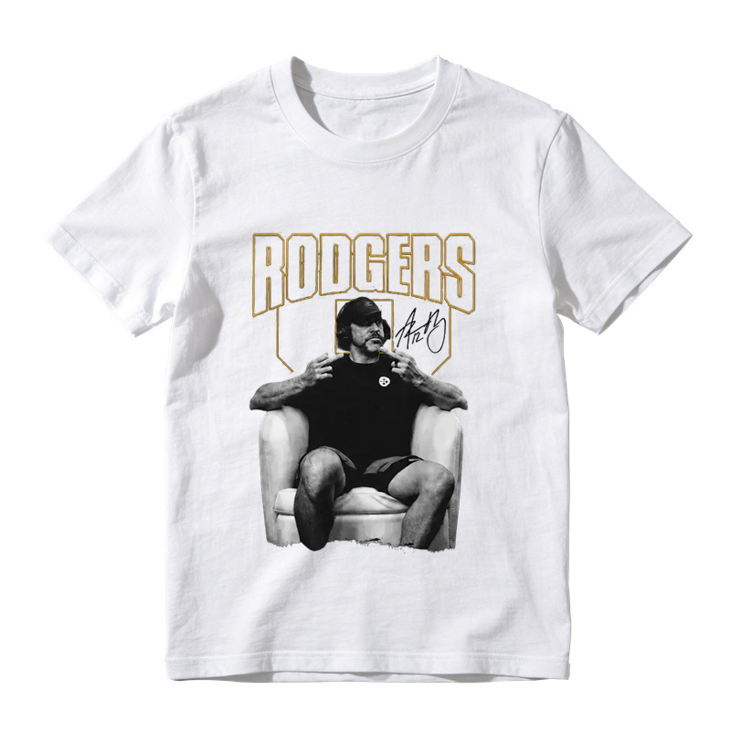 Aaron Rodgers Double Finger Chair Meme T-Shirt