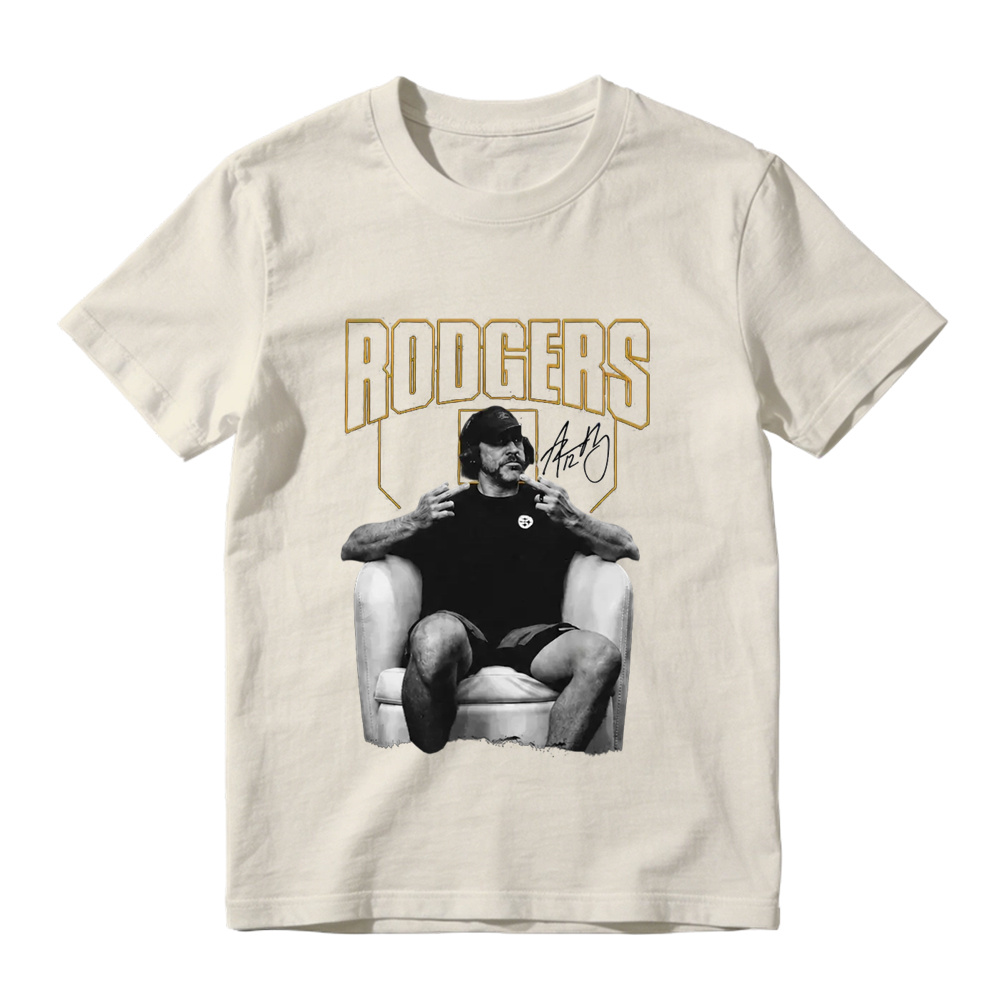 Aaron Rodgers Double Finger Chair Meme T-Shirt