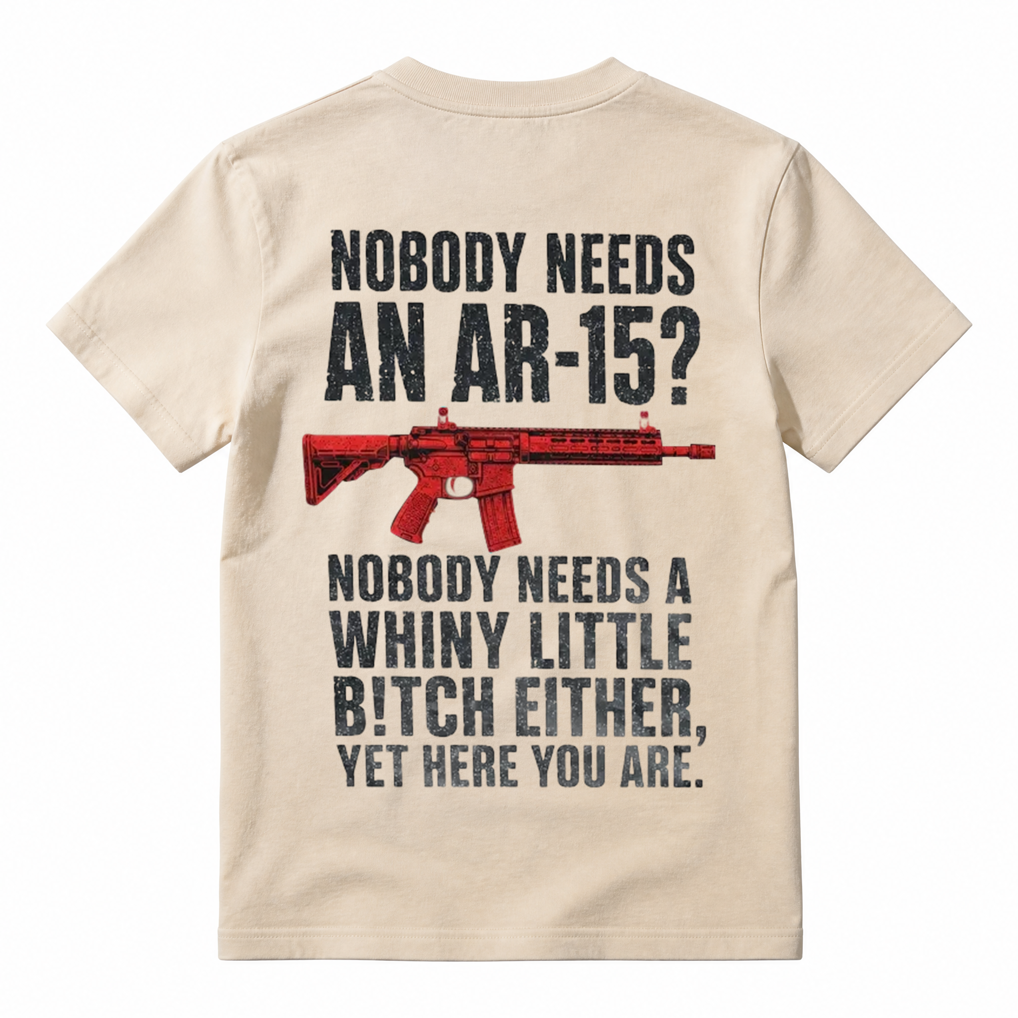 Nobody Needs An AR-15 Pro-Second Amendment Men's T-Shirt