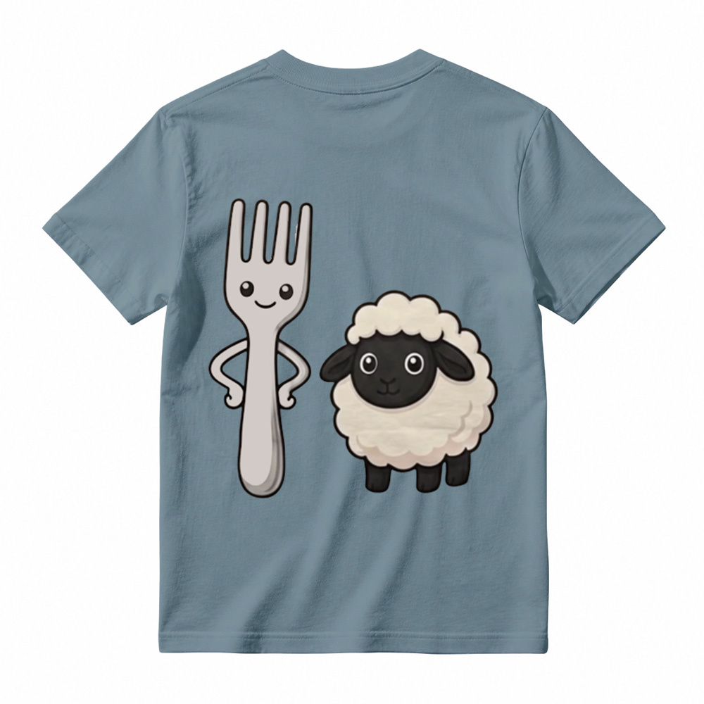 "Fork Ewe" Funny Pun Graphic T-Shirt | Sarcastic Cute Cartoon Meme T-Shirt