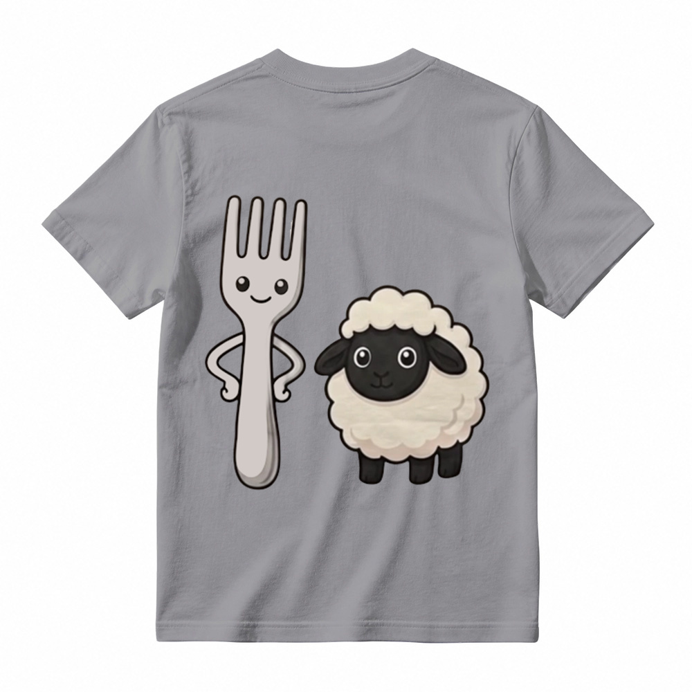 "Fork Ewe" Funny Pun Graphic T-Shirt | Sarcastic Cute Cartoon Meme T-Shirt